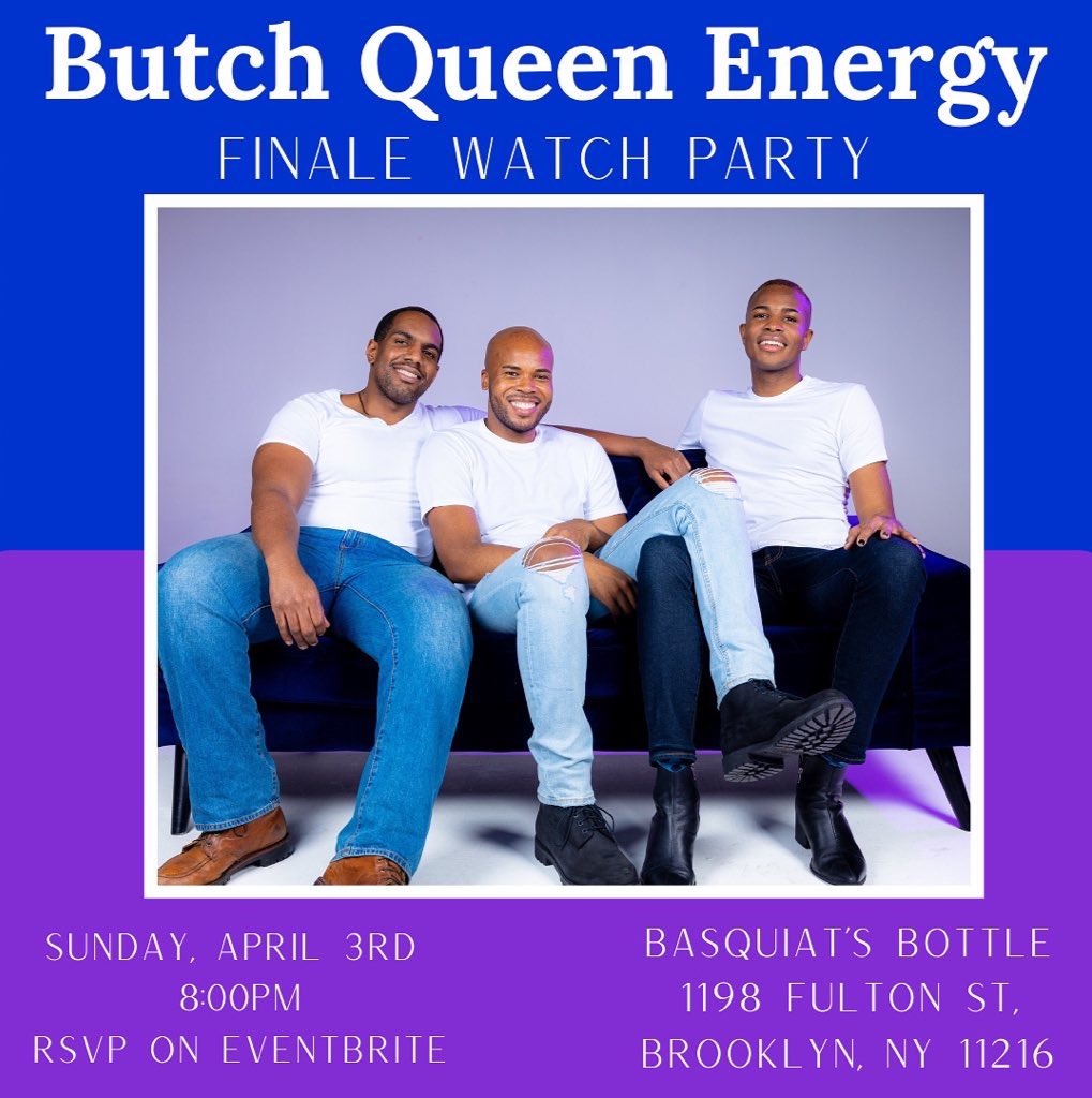 Tonight! Only a few tixs left. Grab one and pull up to watch party ➡️➡️➡️ eventbrite.com/e/butch-queen-…