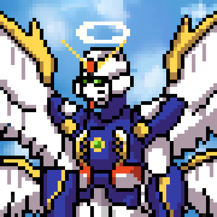 Gundam-ArchAngels is here🤖😇 
comment below what you think #NFTCommuntiy 

#SolanaNFTs