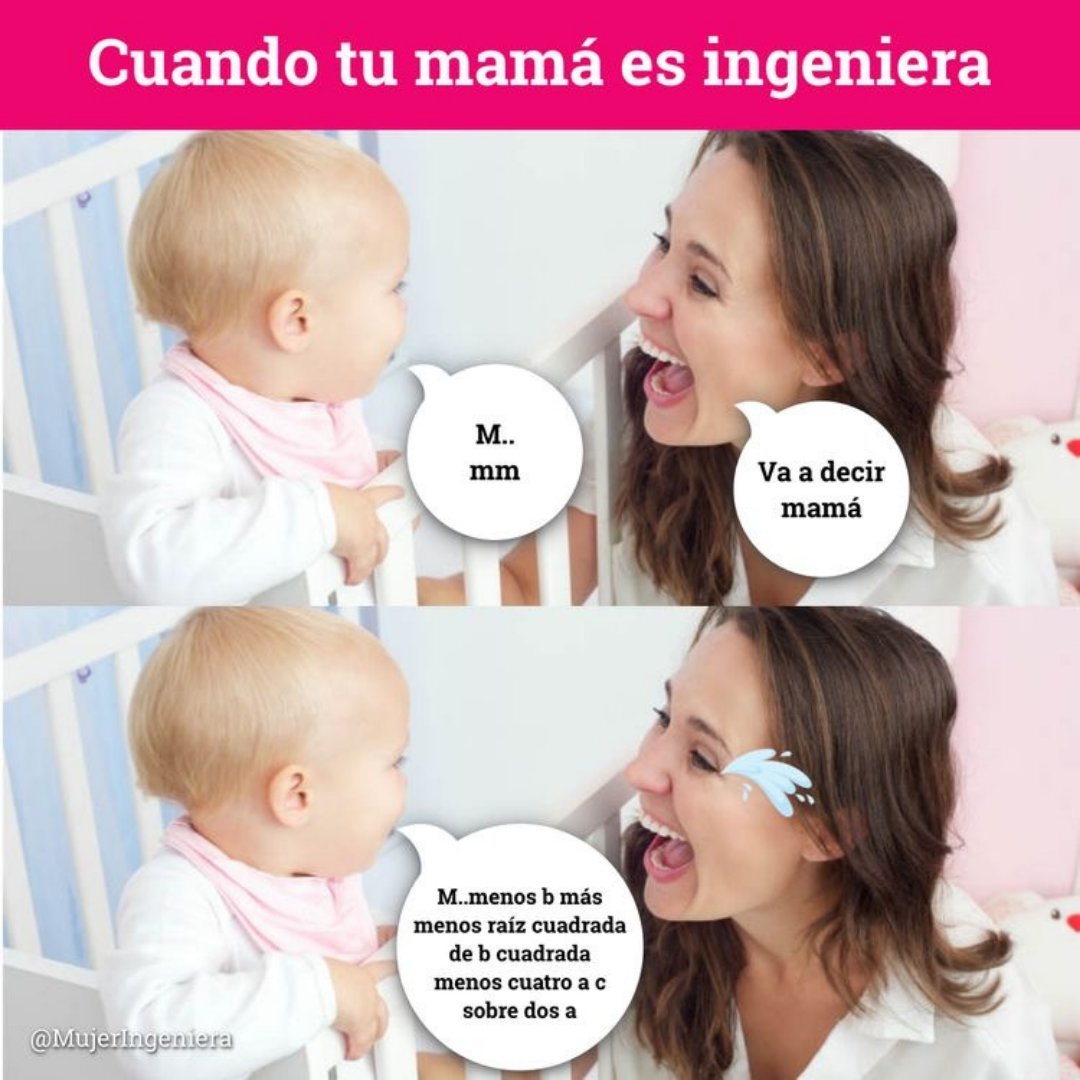 teslaingeniero's tweet photo. ¡Una mamá ingeniera es lo mejor!

#ingenierotesla #teslaingeniero #memeengineer #memeingenieria #memeenespanol #sciencememe #ciencia #ingeniero #ingenieria https://t.co/7U2cirhkiV