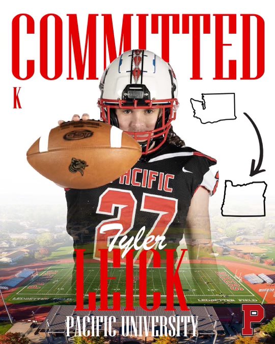 tleick19's tweet photo. I am blessed to announce that I will be continuing my athletic and academic journey at Pacific University. I am honored to play under the amazing coaches and grateful for the opportunity they are giving me. @tahomafootball @Boxer_Football @coachflory @CoachFalc @Chris_Sailer https://t.co/5oJuLnAsne