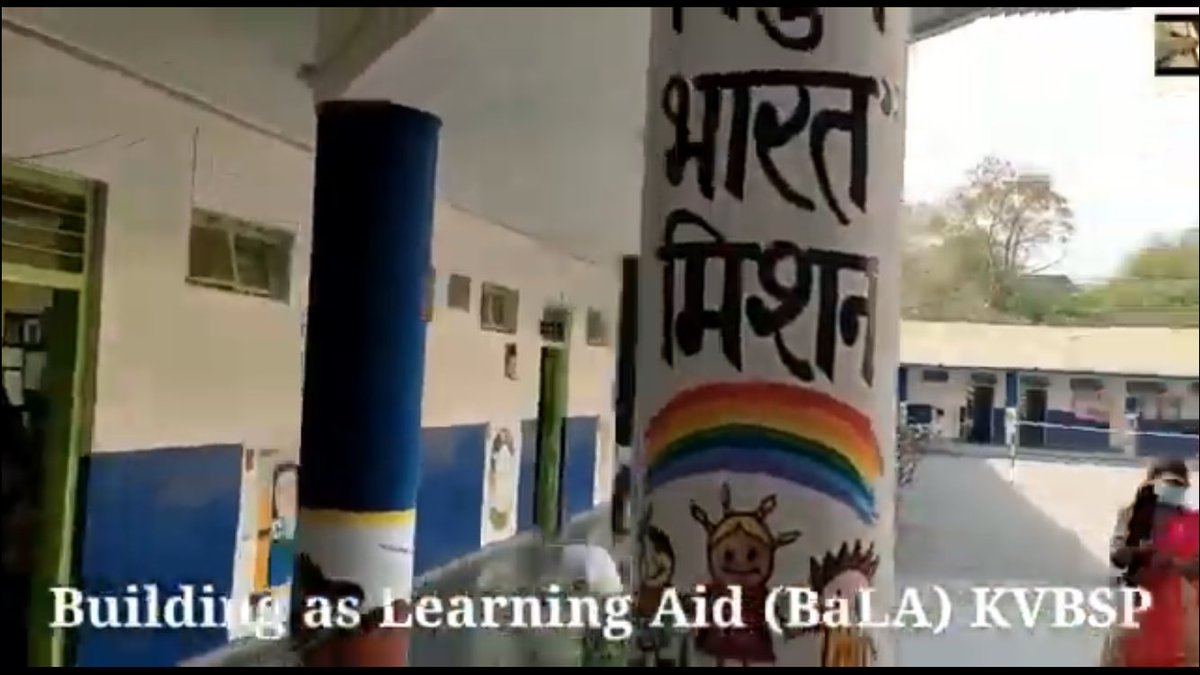 JHA_DHIRENDRA1's tweet photo. New looks -New session. Primary section of KV Bilaspur welcoming all students in BALA : Building as learning aid. Link - https://t.co/v5wCQ62e09 #BuildingAsLearningAid #BALA #NipunBharat @KVS_HQ @RaipurRo @Vinod_Kumar02 https://t.co/dc3jfvR4Tv