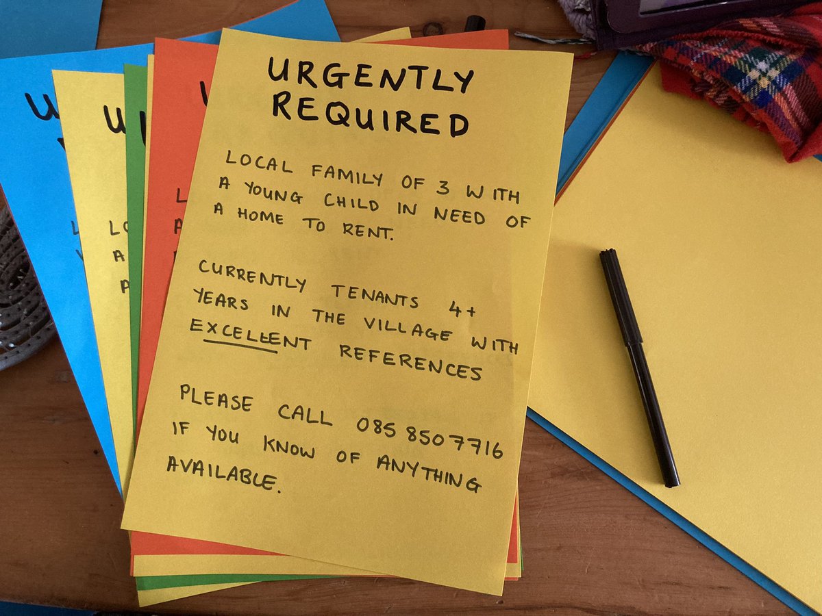 I’m not angry at my landlord. She has been a good landlord and our rent was so reasonable. She’s doing what she has to do. 

I’m angry at the government. Their years of corruption and mismanagement is why I’m now writing flyers in my 3 year old’s craft paper to beg for a home