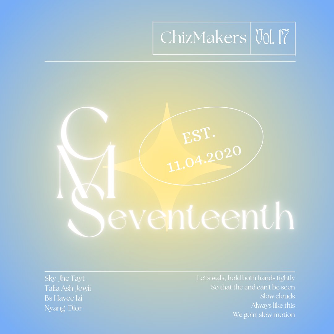cmstrsh's tweet photo. HAPPY 17TH MONTHSARY CMS !! 💛

#17monthswithcms
#CMS17TH https://t.co/6tw2szusRA