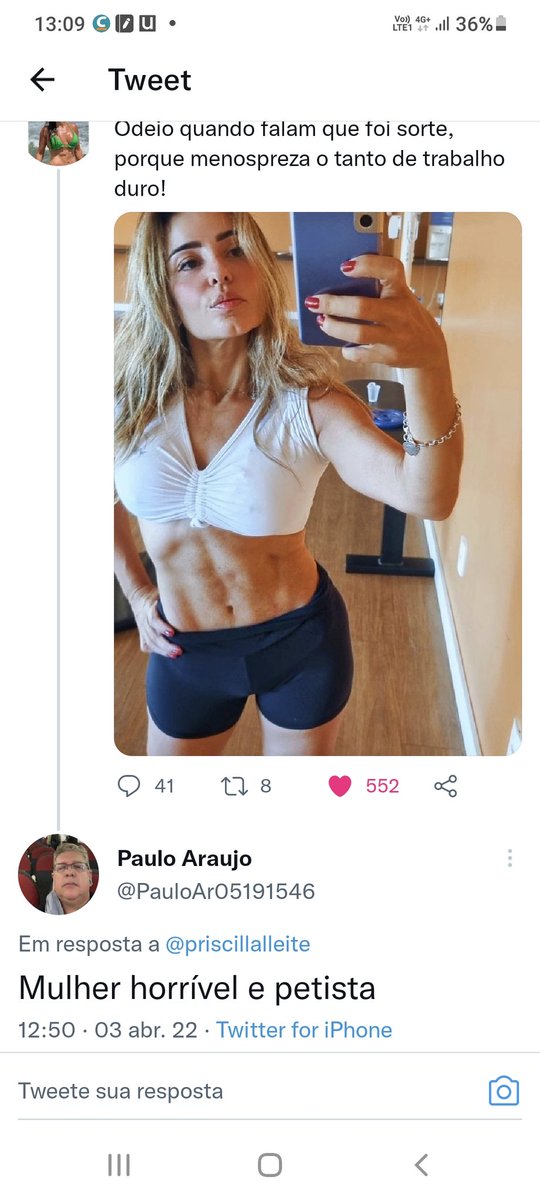 Olha a cara do cidadão da família tradicional brasileira para me chamar de horrível, enfim a hipocrisia!