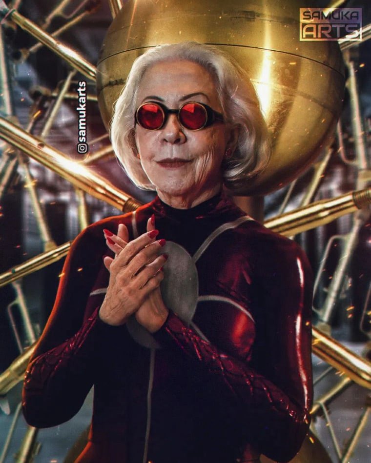 FabioCETF's tweet photo. A Fernanda Montenegro de Madame Teia alugou dois triplex na minha mente https://t.co/csDXk38kho