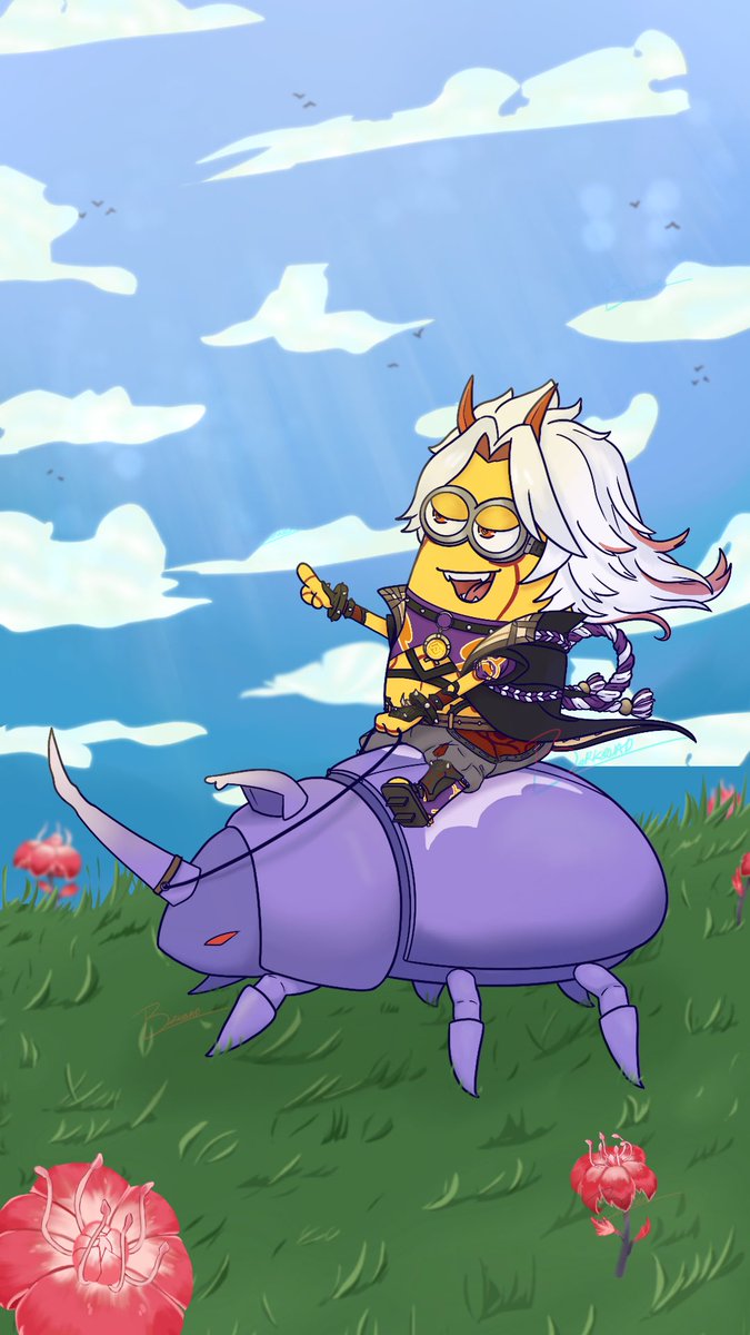 barkquad's tweet photo. I can post my part for @MinionImpact ! I had a lot of fun working on this, but omg the flowers 🗿

#itto #GenshinImpact https://t.co/aR5Kit9LZF
