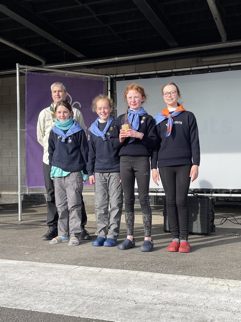 Congratulations to Cheshire Borders Pathfinder winners team 112 from 4th Heswall #cheshirehike