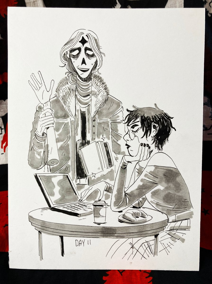 I'm doing a bit of spring cleaning, so I put some more original inks for sale! 
Plus there are still a lot of stickers and prints still in stock.
https://t.co/FTa5Vs5vsG 