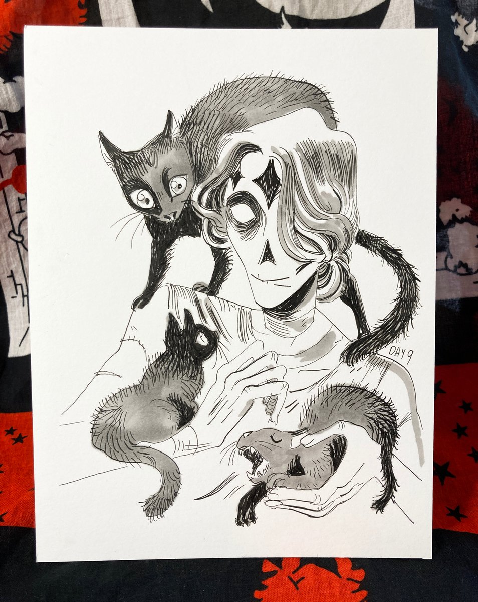 I'm doing a bit of spring cleaning, so I put some more original inks for sale! 
Plus there are still a lot of stickers and prints still in stock.
https://t.co/FTa5Vs5vsG 