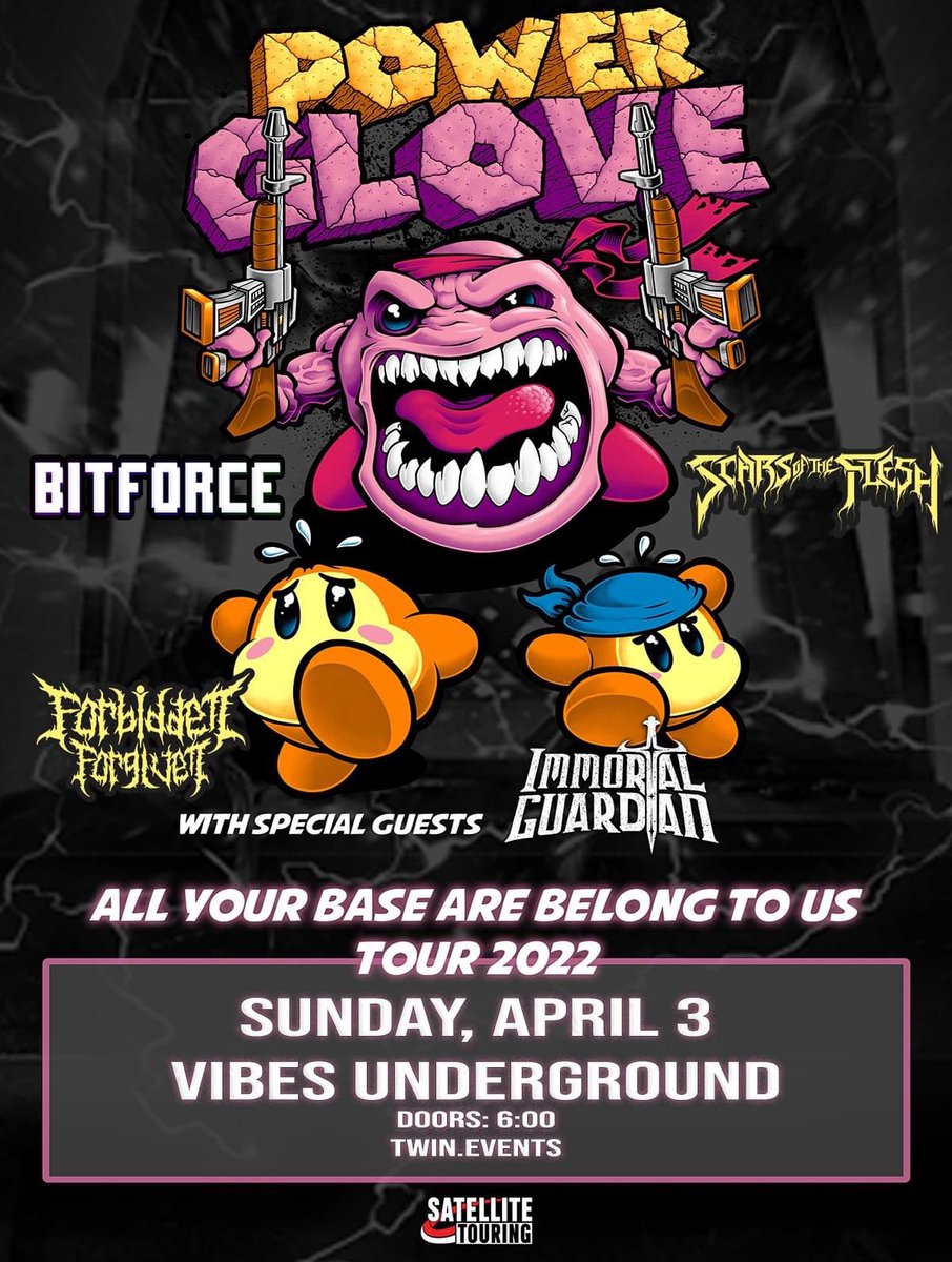 superbitfest's tweet image. Tonight! There will be some legendary Metal and Video Game jams to be had. #vgm #powerglove #bitforce #immortalguardian