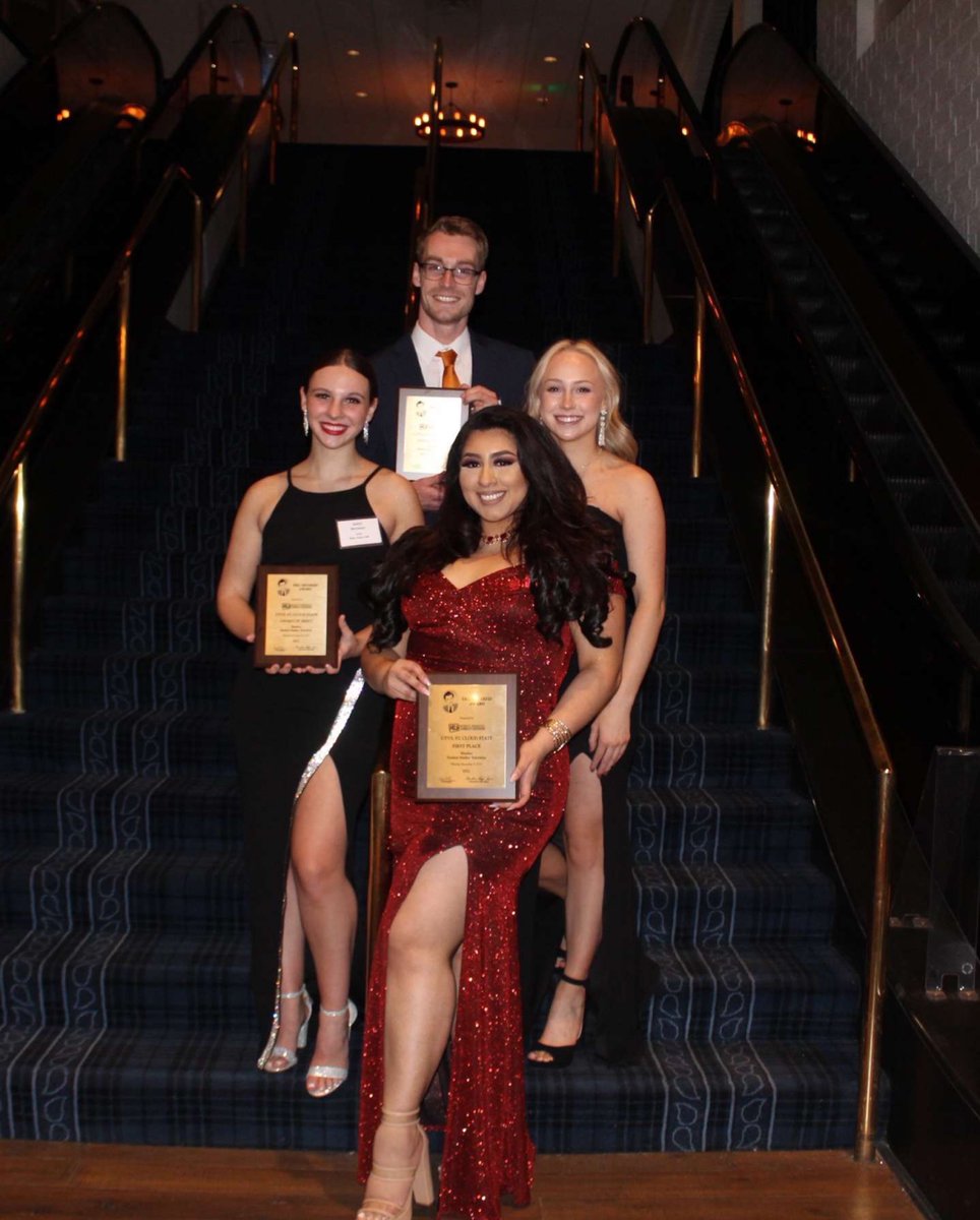 UTVS's tweet photo. Award weekend wrapped up last night with 6 awards from the @MWJournConf! Congratulations to our three meteorologists, The Culture, Crunch Time and Alex Cotter on winning their Eric Sevareid Awards! #GoHuskies #BHuskiesProud #SCSU #UTVS #MBJA #EricSevareid https://t.co/mQvMQd92Rg