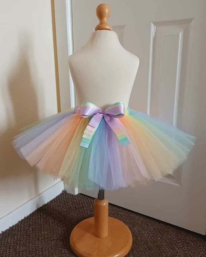 BoutiqueTulle's tweet photo. Stunning Pastel Coloured Rainbow Tutu Skirt

Made from top quality soft tulle in the colours of Light Purple, Baby Pink, Peach, Yellow, Mint Green &amp; Baby Blue. This beautiful tutu has been made with 2 layers of tulle &amp; a stunning 6 layered satin bow in matching colours 💕 https://t.co/DFTgp9WwhM