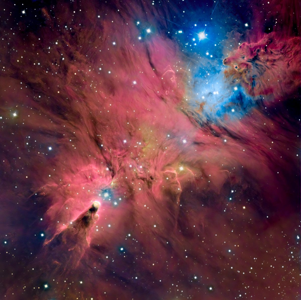 gazingoutwards's tweet photo. A wider look beyond the Fox Fur nebula that I had shared, now including the Cone nebula and wider Christmas Tree cluster.

I hope you are inspired by it!

You can find all of my astro stuff on ig, fb, or twitter @gazingoutwards

#space #photography #astronomy #astrophotography https://t.co/iPxBOj7LVs