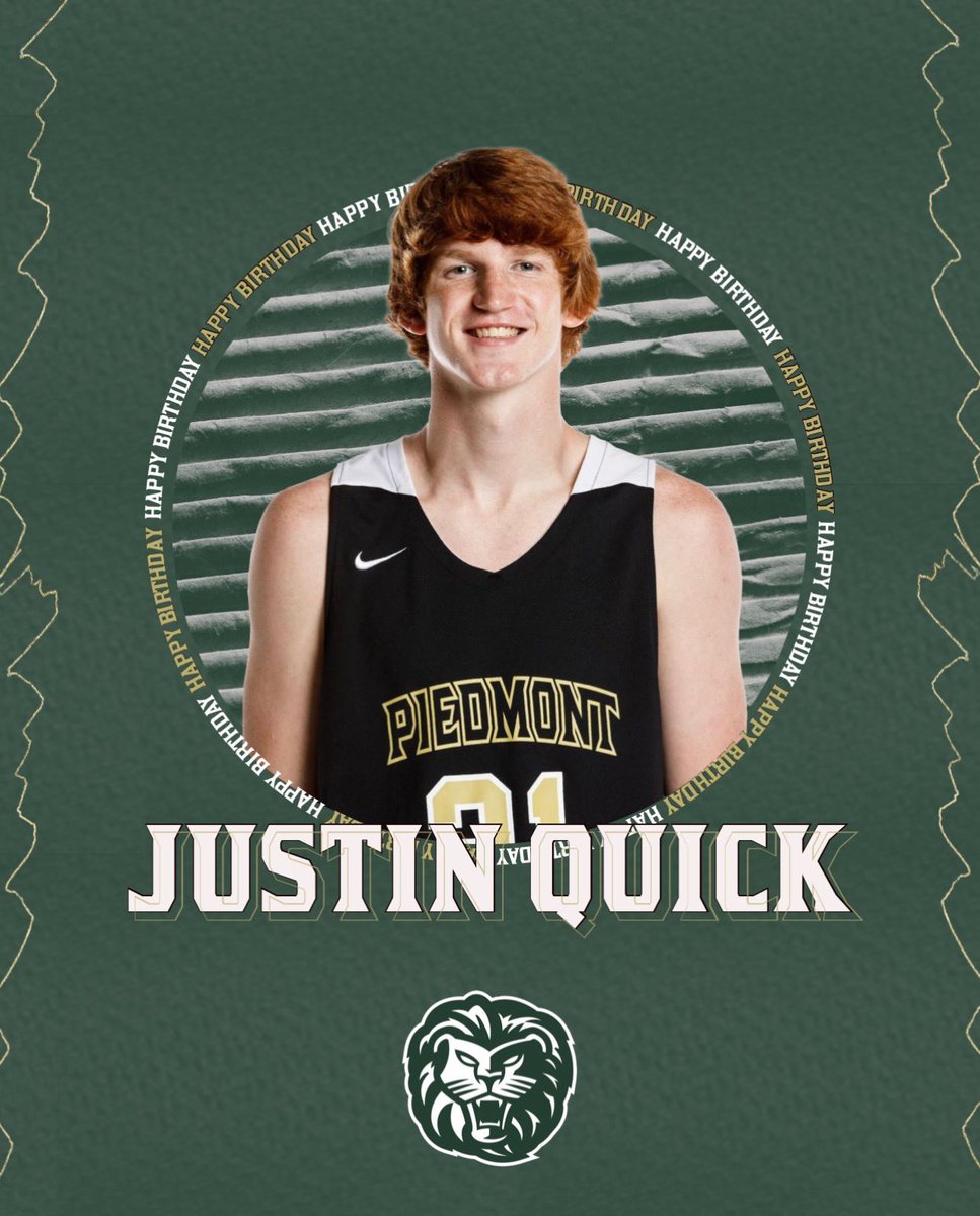 Lions_MBB's tweet photo. Happy Birthday, Justin!!

#OneRoar https://t.co/liNYQheQx8
