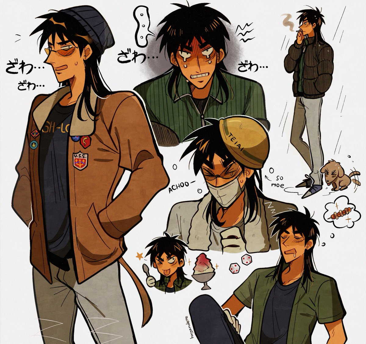 huyandere's tweet image. kaiji my beloved gambler 🎲 #fkmt #kaiji