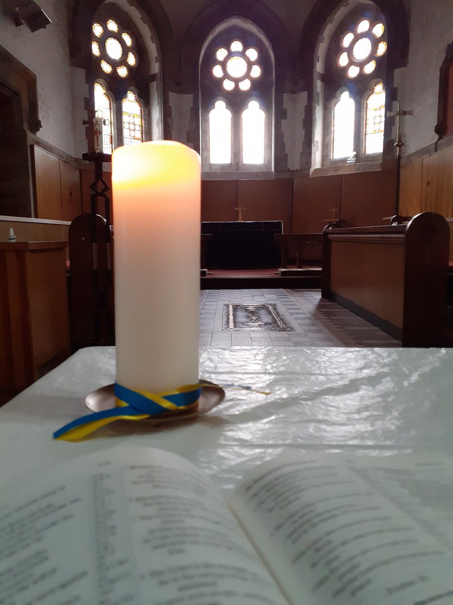 <a href="/ChristianAidNE/">Christian Aid North East & Cumbria</a> prayers at St John's for Ukraine. <a href="/NclDiocese/">Newcastle Diocese (CofE)</a> <a href="/BedDeanery/">Bedlington Deanery</a>