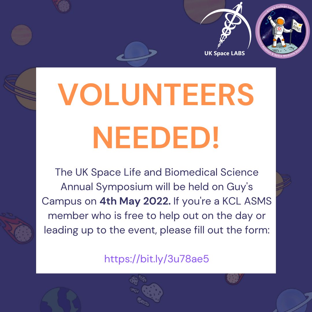 KCL Aviation & Space Medicine Society tweet media