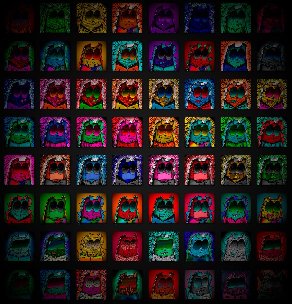 RockRan22521064's tweet photo. "Underground Cats" is a collection I made nine years ago when I first started doing street art.

10x NFT giveaway of upcoming #SecretNFTs in release date:

Release date on @StashhApp  
- April 9 04:00 PM UTC

For a chance to win:
- Follow @RockRan22521064 
- Like + RT

$SCRT https://t.co/nGoirAzJQ2