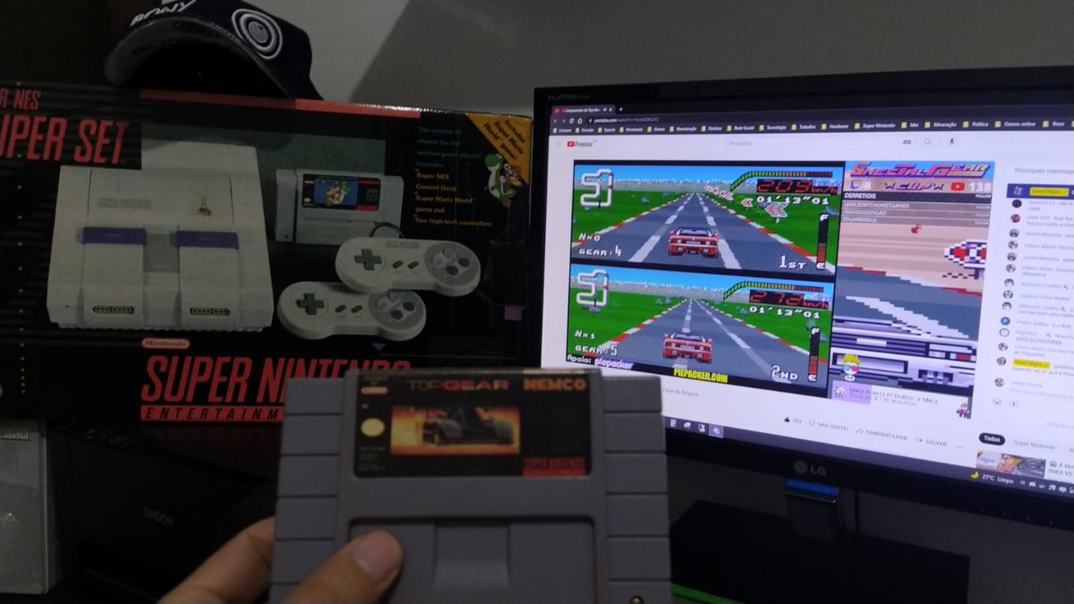 Ontem a final do campeonato de Top Gear pela @PiepackerBR com narração do nosso amigo @proyoficial foi um grande sucesso, foram 2 dias com jogatinas de alto nivel... 30 anos de joguinho e a gente ainda é surpreendido, orgulho demais da comunidade online de Snes =D