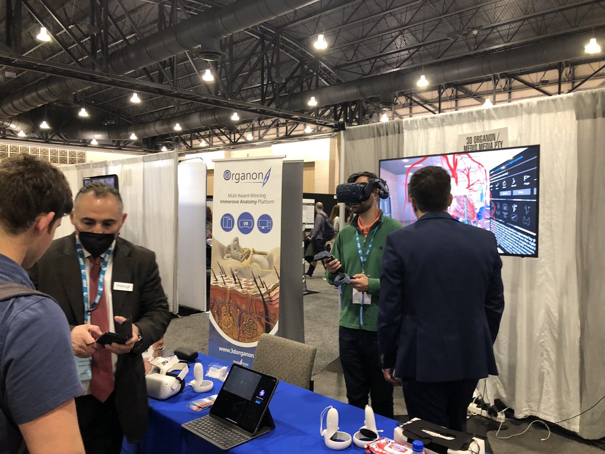 3Dorganon's tweet photo. Vibrant atmosphere in #EB2022 Philadelphia organized by @AnatomyOrg . Find @3Dorganon at #booth528 Hall B and experience the most advanced #vranatomy platform! https://t.co/8GonEENoNb