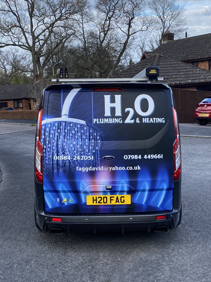 H2oHeating's tweet photo. Thanks to @kenwhitesigns for the new vehicle signage. https://t.co/8RXoSGdfe7