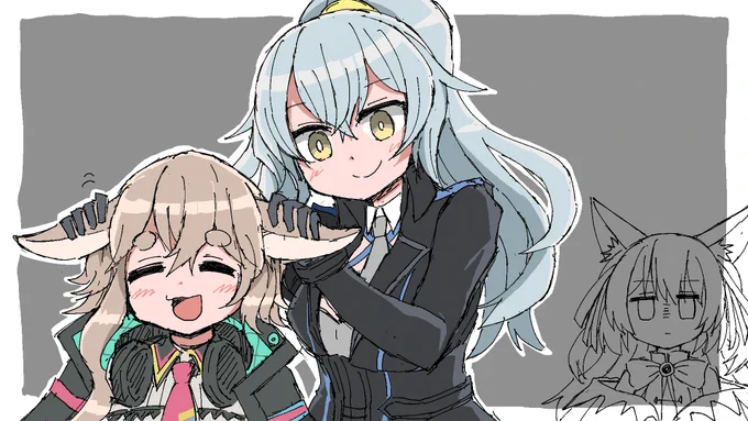 めめめのみみをもみもみするリクムさん
#めめアート
#夢境画廊 