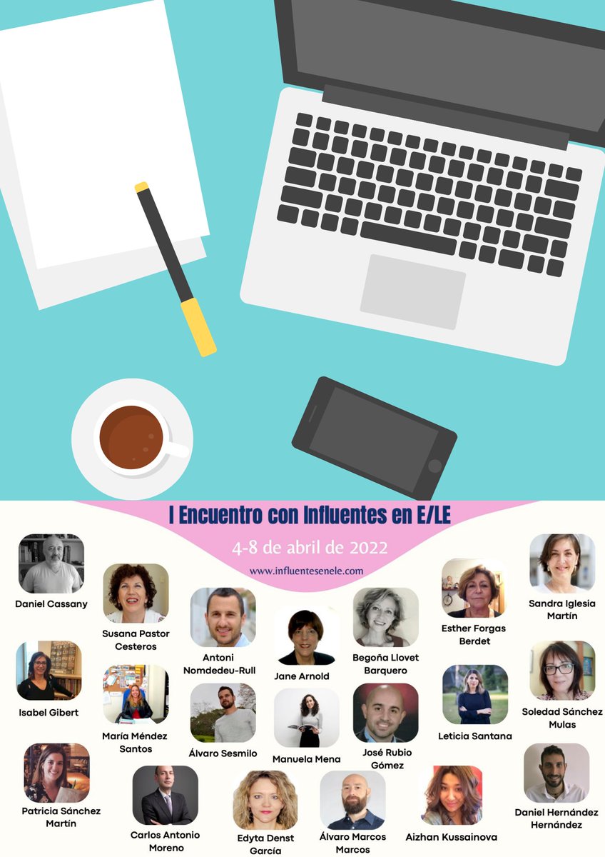 InfluentesenELE's tweet photo. Mañana nos vemos😍🥳👩🏫🧑🏫
#influentesenele
📌Cada día habrá 4 entrevistas que estarán disponibles durante 24 horas. Para verlas, es necesario crear una cuenta en nuestra web: https://t.co/NPu90mEsg1 https://t.co/GULpxxlHeb