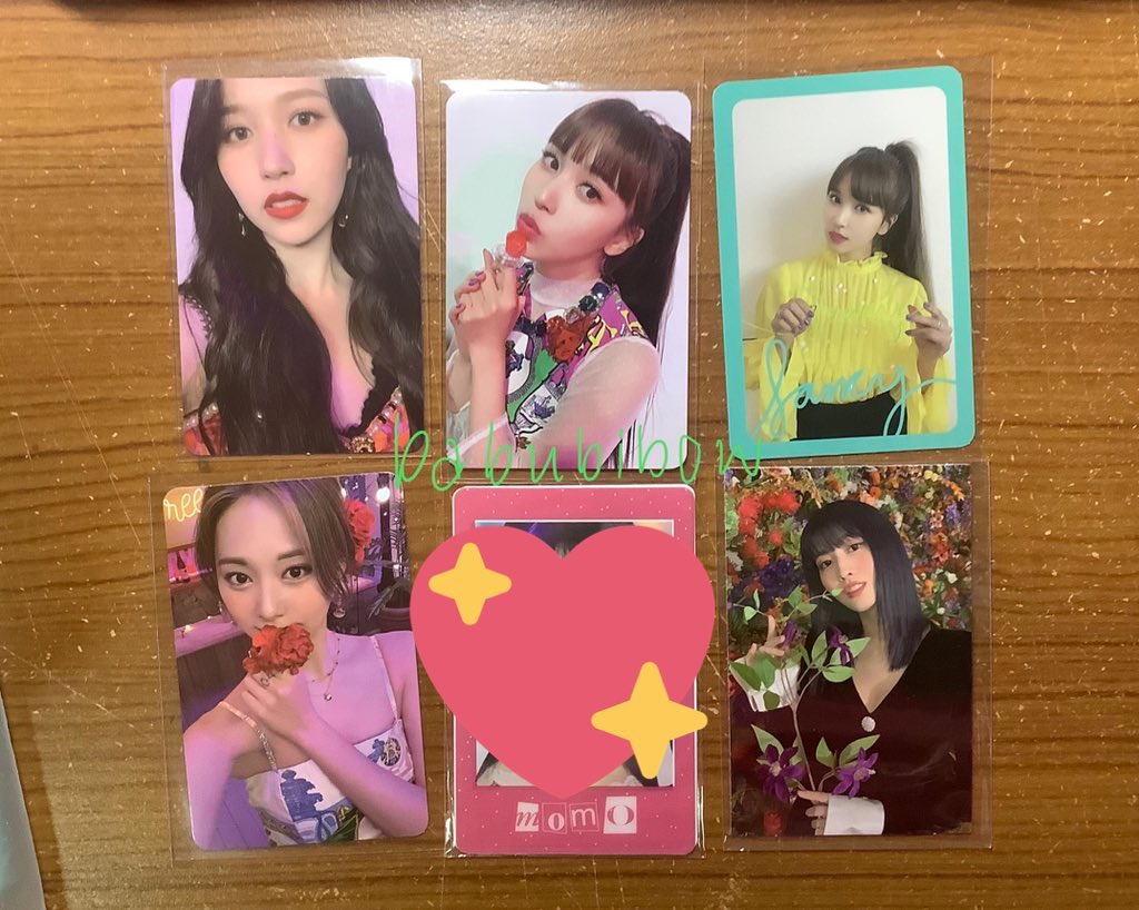 babubibow's tweet photo. การ์ดมินะ จื่อวี่ โมโมะ แชยอง จีฮโย นายอน รวม ทุกอย่างใบละ55ค่ะ
📦ลทบ+30 ems+50
#วันซ์สายเปย์ หรือแลกเป็นมินะในรูปสุดท้ายค่า https://t.co/uYx9JwZzZX