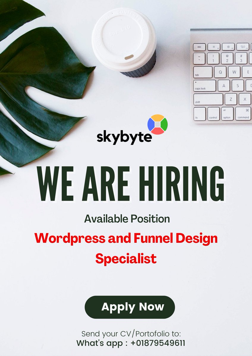 moinahmedsarker's tweet photo. We are looking For a Funnel Design Specialist for handeling our regular funnel jobs.

Must have experience in :

Clickfunnels
Maintain Project Deadline
Experience in Funnel Platforms like Groovefunnel,GHL wd be bonus

#skybyte #hiring #wordpress #funnelexpert https://t.co/zc8hytYMbD