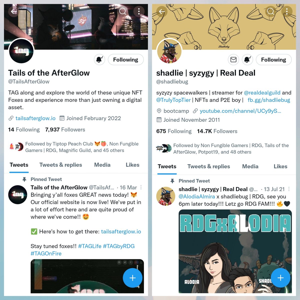 Danglopez1012's tweet photo. @shadliebug @TailsAfterGlow #TAGlife

@crisantadiga10 @ChriscellePang2 @Cristinakaizen @Lailalalovess @MaelyAlejandro1 https://t.co/7ArKD1c4mG