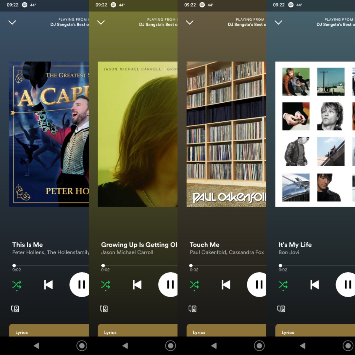 DJSangsta's tweet photo. #First4Songs on 4-3-22: #ThisIsMe covered by #PeterHollens and #TheHollensFamily, #GrowingUpIsGettingOld by #JasonMichaelCarroll, #TouchMe by #PaulOakenfold and #CassandraFox, #ItsMyLife by #BonJovi.

#music #DJSangsta #musicislife #Spotify #musicismyescape #oooShiny https://t.co/v19BEPkP8k