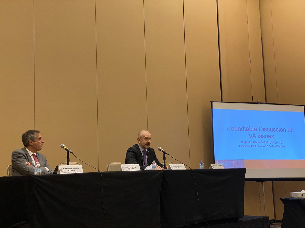 jhernandeznp's tweet photo. A much appreciated VA Cardiology Leadership update from  @mividovich #ACCCVFed https://t.co/xVdohg9V1K