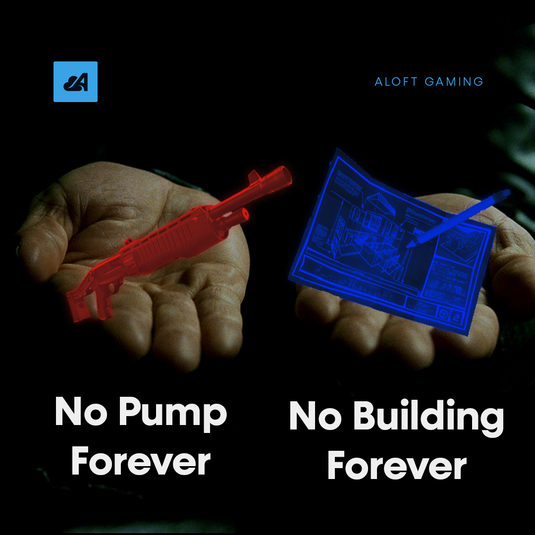 🔴: Vault Pumps FOREVER 
🔵: Vault Building FOREVER

The power is in your hands…

Which one will you choose? 🤔