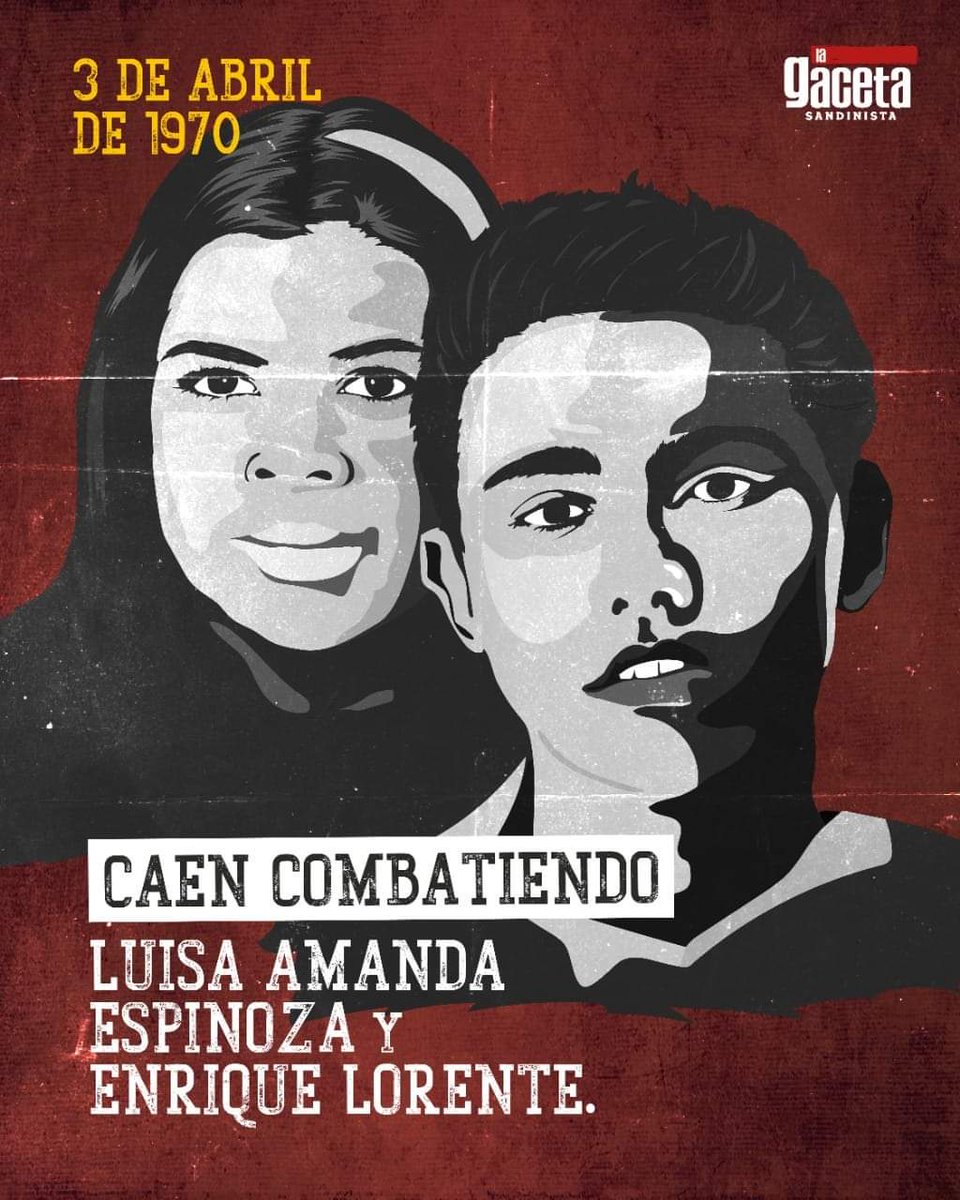A inicios de abril de 1970, en la ciudad de León, la Guardia Somocista despliega una operación represiva, siendo localizados el día 03 de ese mes, los sandinistas: Luisa Amanda Espinoza y Enrique Lorente, quienes combaten hasta la muerte contra varias patrullas enemigas.