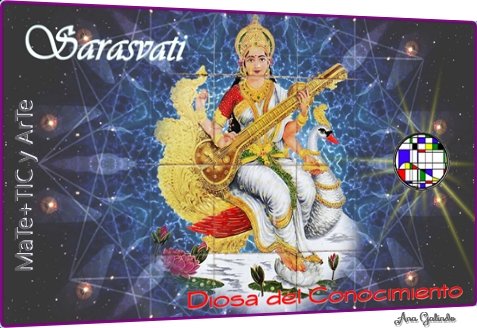 SARASVATI,  diosa hindú del Conocimiento. Mujeres, Mitología y Ciencia. proyectomatematicasyarte.blogspot.com/2017/01/sarasv…