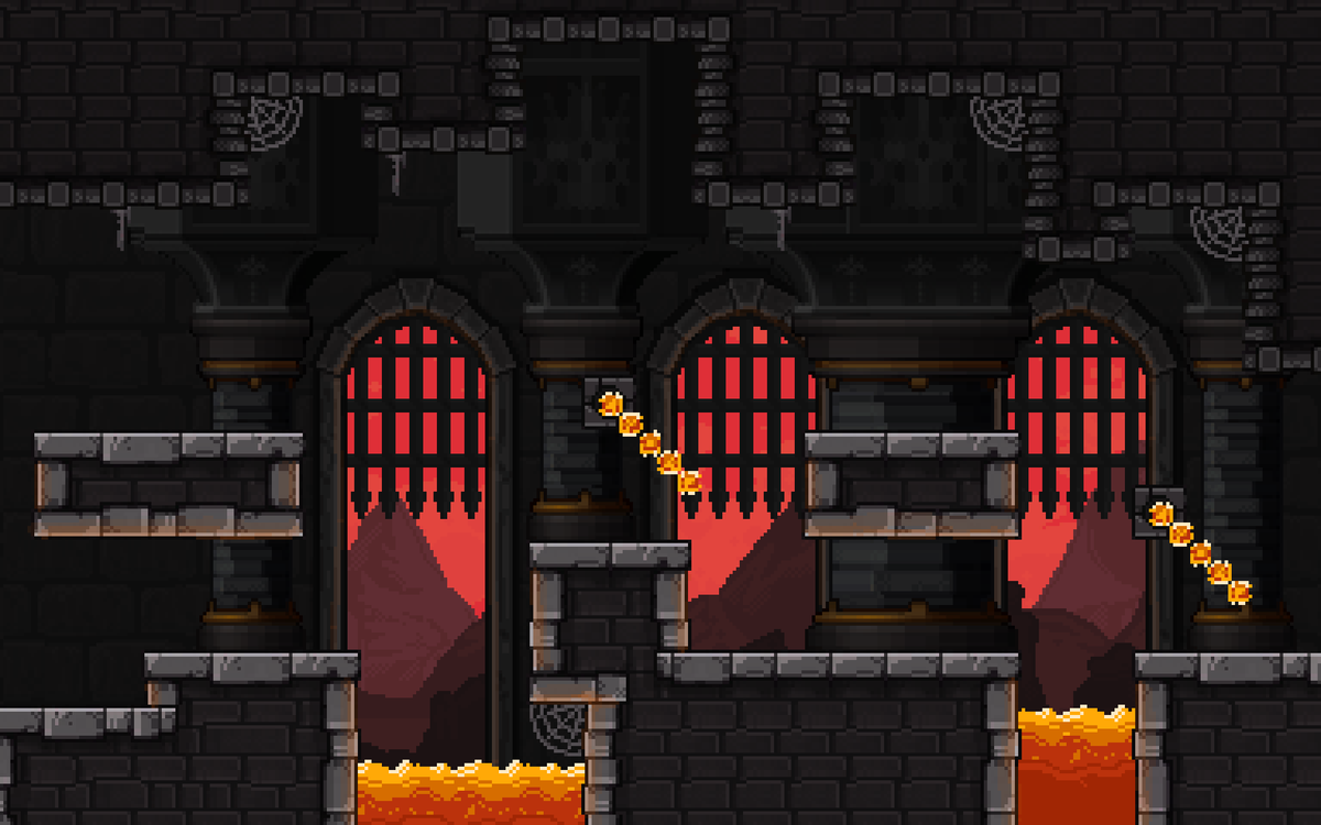 bowsers castle style. #pixelart #bowser #aseprite