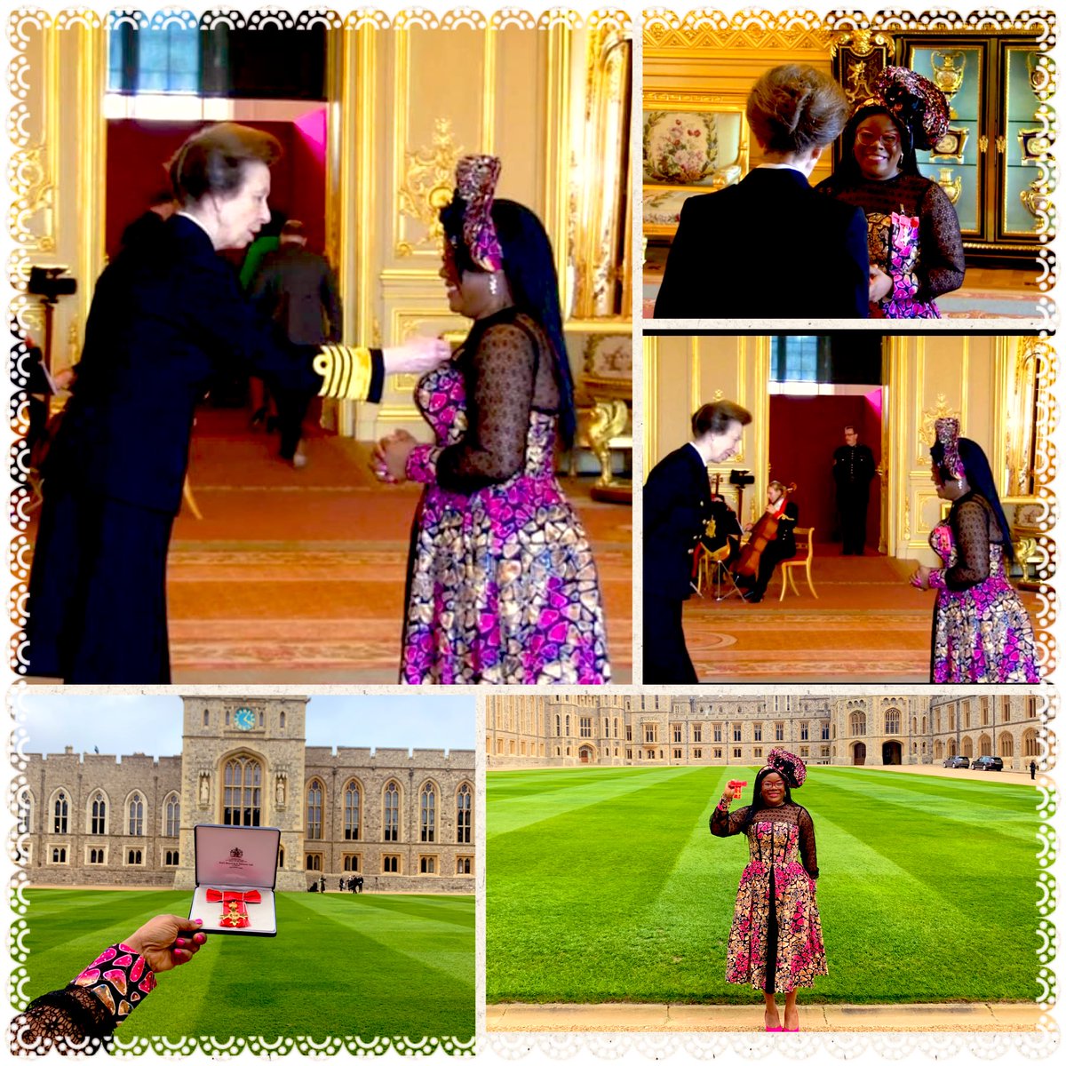 I had incredibly exciting week, ending in a magnificent thanksgiving service at Church African Style. Celebrating my OBE investiture from the Princess Royal for Services to Diversity and Inclusion! I now have a larger platform, gravitas and clout to effect greater change #proud