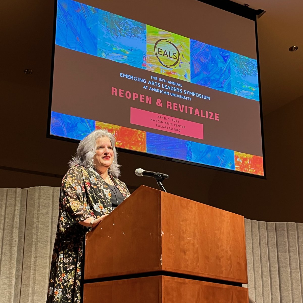artfulmanager's tweet photo. "In a world where no one knows which way to go, you [#ArtsManagers] have the opportunity to define the terms and create something new.” Prof. Ximena Varela, opening remarks to @EALSAU @AmericanU #ArtsManagement https://t.co/kVAciKCxaw
