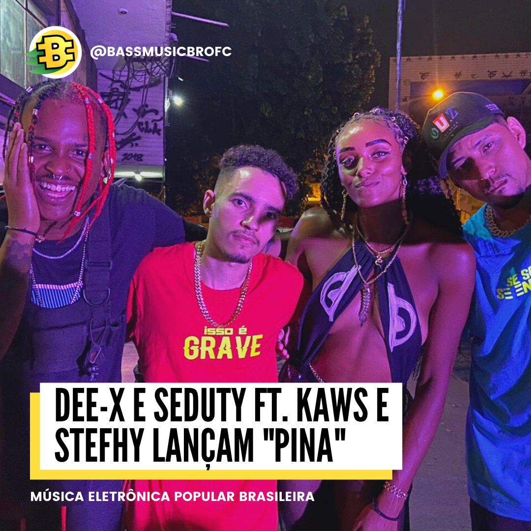 mepbportal's tweet photo. 🇧🇷 @dee_xofficial e @dj_seduty produziram o novo single "Pina" ft. Kaws MC e Stefhy Rodrigues, é uma música dançante trazendo um Trap Funk com sonoridade diferenciada 🍍 É a Música Eletrônica Popular Brasileira 🎧 Assista Agora! 🎥 #MEPB #BASSMusicBR #TrapFunk https://t.co/yNKlJP6HJV