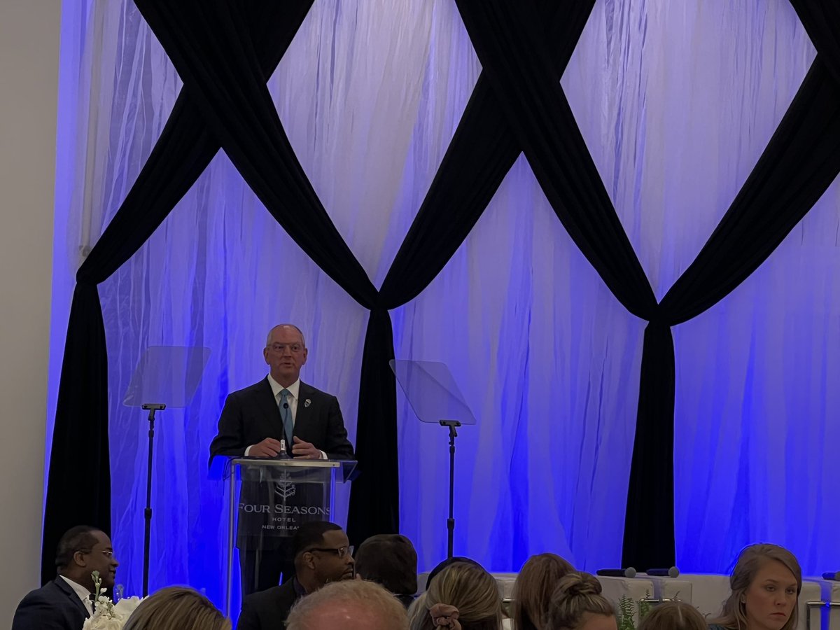 stoptraffla's tweet photo. .@LouisianaGov is welcoming a packed audience for the evening program on the National Coalition for the Prevention of Human Sex Trafficking. He says these crimes occur even in his home community in Tangipahoa Parish. https://t.co/mq9dpj9hga