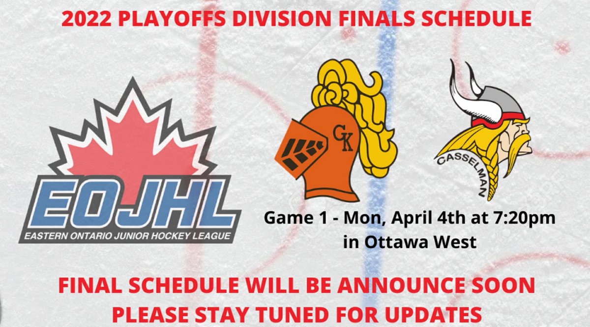 The EOJHL tweet media