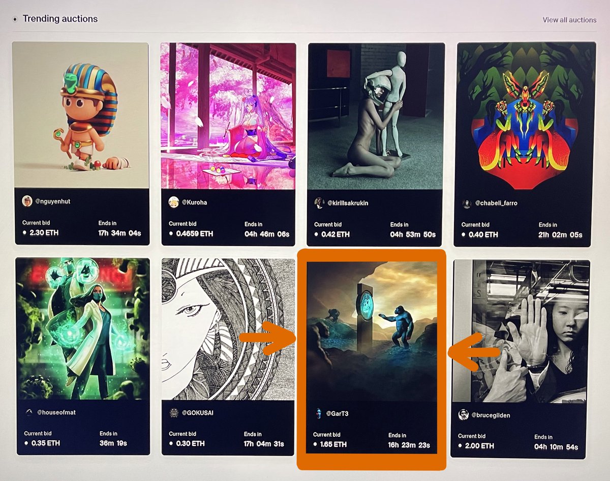 Second bid 1.65 eth and trending auction on <a href="/foundation/">Foundation 🌐</a> 😍

What a day! 

Thanks <a href="/CapetainTrippy/">Captain Trippy</a> 🧡 and other unknown collector! 

If you wanna see the upcoming pieces of the series make sure to check my Instagram or DM me