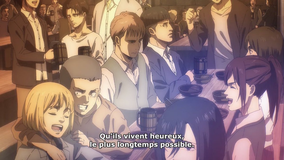 LouuPrtt's tweet photo. l’ambiance rappelle troppp celle des premières saisons !!!! #ShingekiNoKyojinTheFinalSeasonPart2 #AttackonTitanFinalSeason https://t.co/APZWpg0xG5