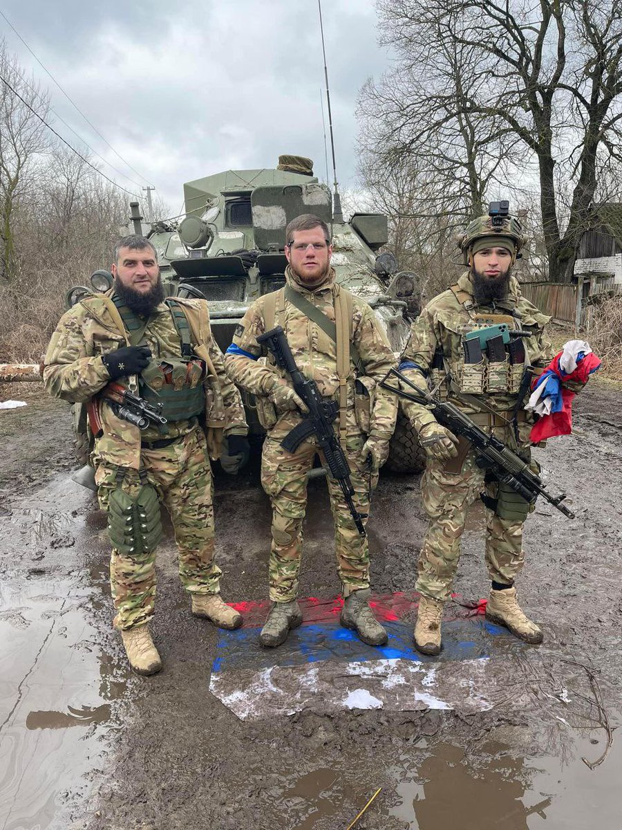 #Chechen fighters of us in #Kyiv oblast. SLAVA UKRAINI #Ukraine #UkraineRussiaWar #UkraineWar #Mariupol #Bucha #StandWithUkraine