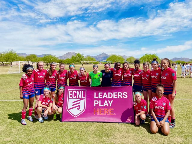 FCDallas08gECNL's tweet photo. Yesterday we took a draw but today we bounced back! 4-1 win this afternoon! @a4futbol @FCDwomen #dtid https://t.co/BxzLlnpU11