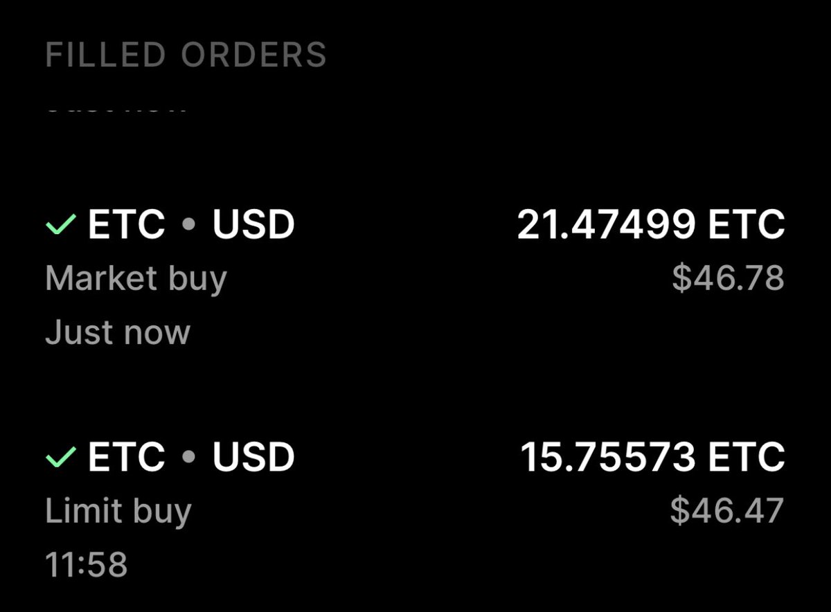 ValleyOO7's tweet image. Making my orders and pocketing my future!!! #ETC #ETCARMY #EtheriumClassic