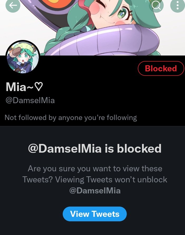Evelyn_Janitor's tweet image. 🧹: CW-Swearing/Callout

I usually am not the type to post bewares but this is fucking disgusting. 

There is an account what just followed me (@/DamselMia) who is roleplaying as a MINOR in an LEWD/NSFW way.

If you support this now is your chance to..GET THE FUCK OFF MY ACCOUNT
