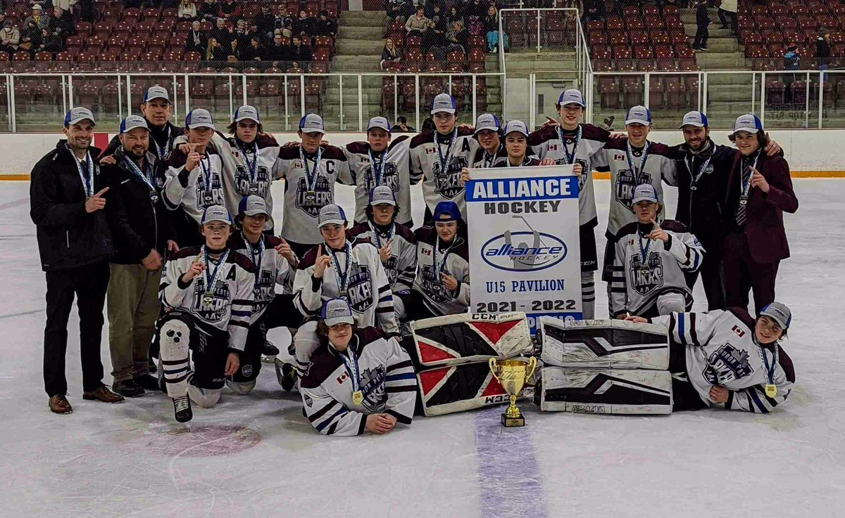 519sportsonline's tweet photo. 519 CHAMPIONS! The U15 Huron Perth Lakers take home the @ALLIANCE_Hockey championship title with a 3-1 victory over Lambton this afternoon. Big congrats @hplakers #519Proud #519Champions #LocalSports https://t.co/PBDqlcuQa4