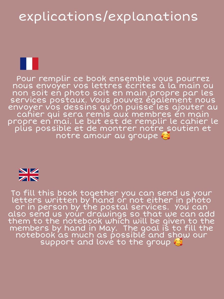 AlphaBAT_Fan_FR's tweet photo. #PROJET 《 #ALPHABOOK 》
Chers Alpha ! J'ai le plaisir de vous dévoiler le projet Alpha Book ☺️ tout est indiqué sur les images et j'espère vraiment que ce projet prendra pour pouvoir le montrer aux membres !
Partagez le un maximum 😊 j'attends vos Participations 🥰
#AlphaBAT https://t.co/k3dHDDLuTg