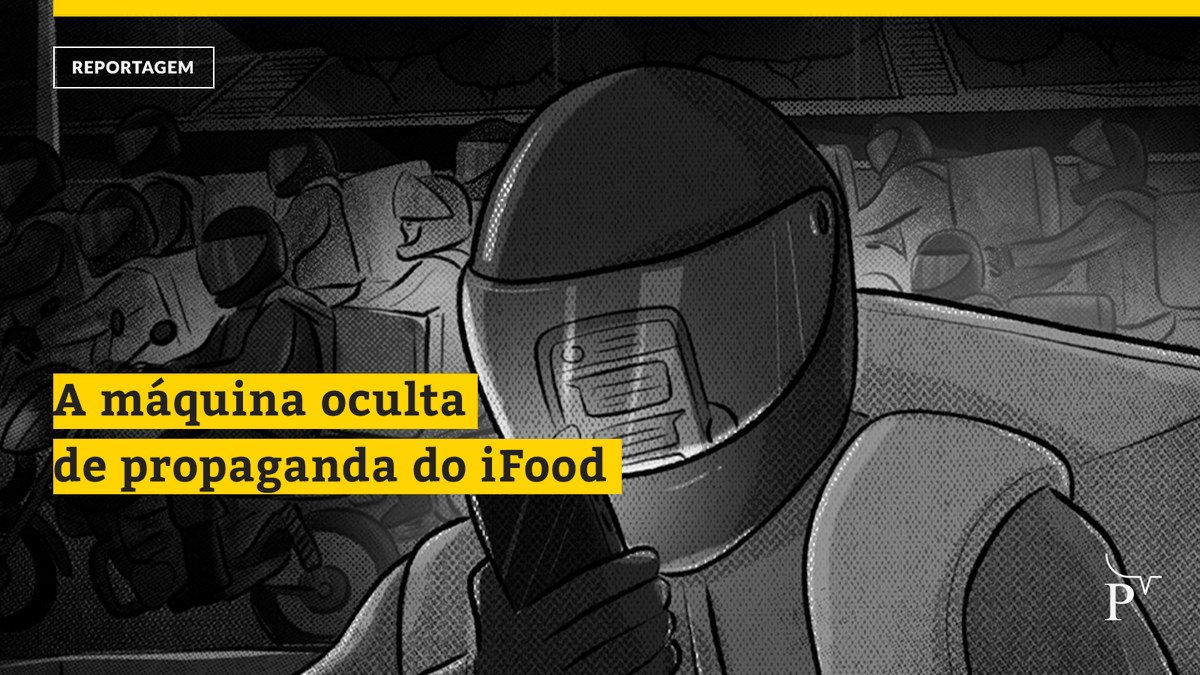 🚨EXCLUSIVO. Investigamos como agências de publicidade contratadas pelo iFood criaram perfis falsos em redes sociais e infiltraram agente em manifestação para desmobilizar movimento de entregadores. "Nós matamos o Galo", afirmam publicitários em vídeo.

🔗 agen.pub/ifood